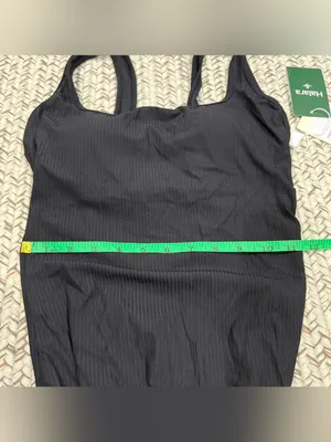 NWT Halara Black Ribbed Bodysuit thumbnail 9