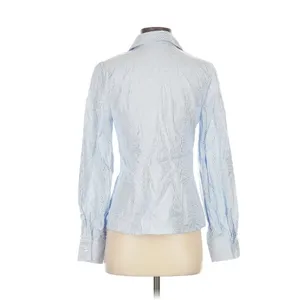 Mode Mischief Oversized Cinch Shirt Striped Cotton‎ Button Down XS Long Sleeve thumbnail 7