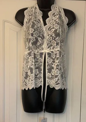 Kler Sexy One Piece Intimate Bodysuit White Women Size XXL thumbnail 1