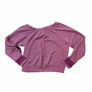 FP Movement by Free People Flounce Tech Fleece Ruffle Off Shoulder Top thumbnail 3