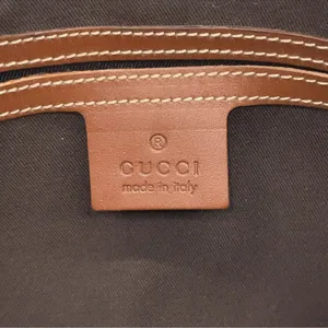 Gucci Cream and Brown Tote Bag with Signature GG Monogram thumbnail 12