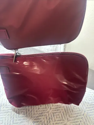 Target Plush Burgundy Women’s 3pc wristlet set NWT thumbnail 4