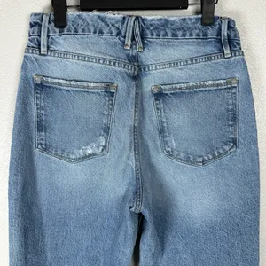 Good American Good Legs Cigarette Jeans Womens 8/29 Split Hem Blue Medium‎ Wash thumbnail 5