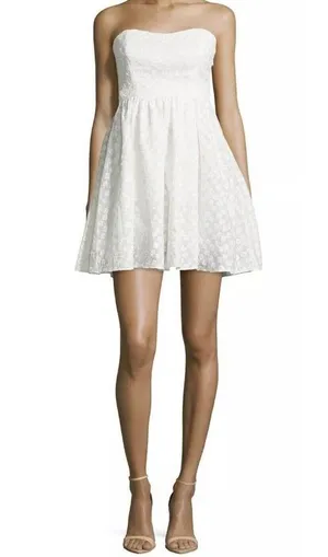 NWT Women's Plenty by Tracy Reese Strapless Floral Fit & Flare Dress Sz 12 thumbnail 4