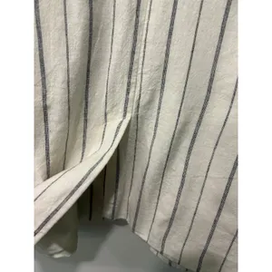 Old Navy Linen Blend Blazer Nautical Coastal Double Breasted Striped Navy XXL thumbnail 9