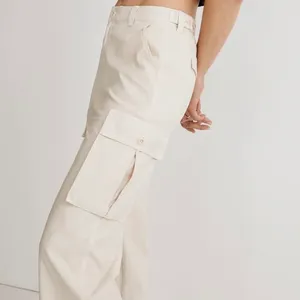NWT Madewell Garment Dyed Low Slung Straight Cargo Pants Vintage Linen Beige 29 thumbnail 4