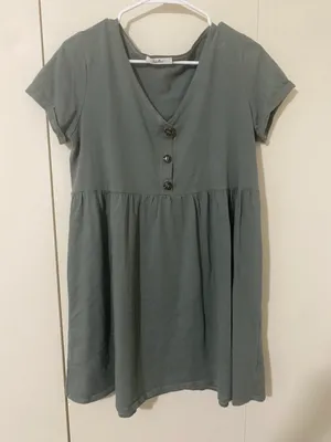 Olive Green Dress thumbnail 1