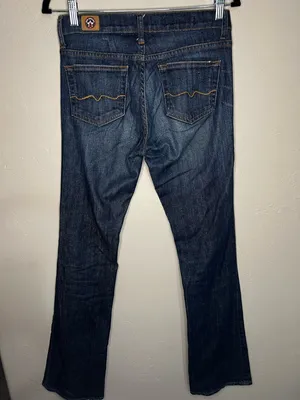 Red Engine Garnet‎ Vintage Bootcut Flare Denim Jeans thumbnail 7