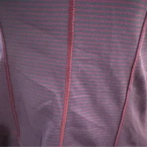 Lululemon Women's Can't Stop Jacket Hyper Stripe‎ Plum size 6 Small athleisure thumbnail 10