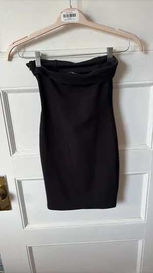 Bershka Mini Dress Black thumbnail 4