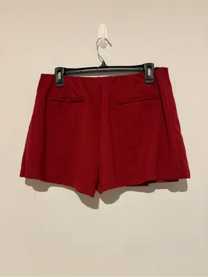 Emerson Lang Pleated Mini Skort maroon red size large thumbnail 2