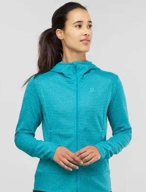 SALOMON Womens‎ Right Nice Mid Hoodie Jacket Size Large thumbnail 1