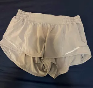 Lululemon Grey Low-Rise Hotty Hot Shorts thumbnail 1
