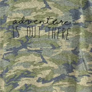Disney Camo Adventure is out‎ there embroidered Graphic T-Shirt thumbnail 2