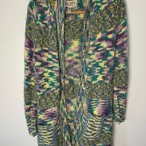 American Rag Cie Open Knit Ombré Cardigan Sweater size large thumbnail 1