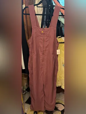 NWT Free People We The Free Jude One-Piece - rose brown mauve - Small thumbnail 6