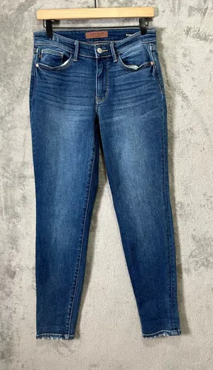 Judy Blue Mid Rise Vintage‎ Wash Boyfriend Denim Jeans Size 27 thumbnail 1