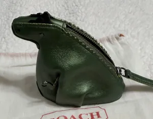 Coach Green Rexy Dinosaur Coin Purse Bag Charm thumbnail 1