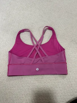 Lululemon energy long line bra size 8 thumbnail 2