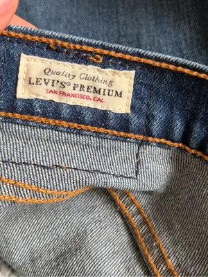 Levis Premium Denim Shorts blue Wedgie fit rolled Cuff Jean summer shorts sz 30 thumbnail 9