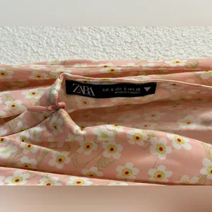Zara floral print slip dress Sz small thumbnail 11