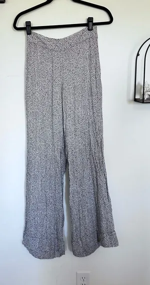 AFRM Lightweight Animal Leopard Print High Rise Pants Size Small thumbnail 1