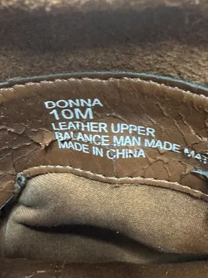 'Donna' Brown Leather Boots Size 10M thumbnail 7