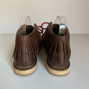Ariat Fringe Leather Moccasin Boots Women’s 6 Western Boho Multicolor Suede thumbnail 6