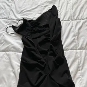 Nicole Miller Womens‎ Black One Off Shoulder Bodycon Mini Dress Cocktail Party thumbnail 13