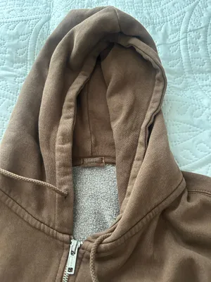 John Galt Brandy Melville Christy Zip-Up Oversized Hoodie thumbnail 4