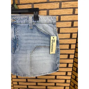 No Boundaries Cargo Denim‎ Mini Skirt Size XL thumbnail 3