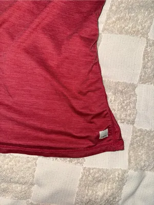 Vuori Women's Lux Performance Tank Racerback Slim Fit‎ Rouching on side thumbnail 2