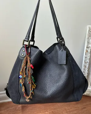 Coach Edie 42 Leather Suede Shoulder Bag, 20334 thumbnail 1