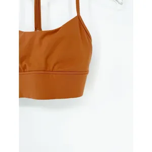 Lululemon Y Flow Nulu Low Impact Sports‎ Bra Women's 4 Sable Activewear thumbnail 5