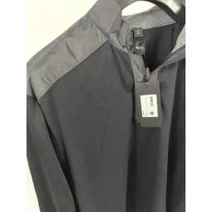 Mens Hugo Boss B-Sidney Quarter Zip Pullover Black 3XL thumbnail 2