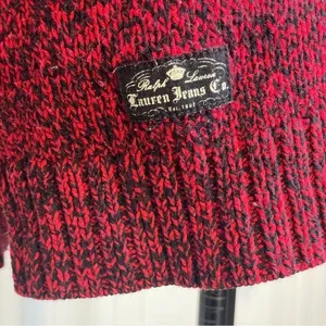 Ralph Lauren Vintage 90s Y2K Hand Knit Holiday Sweater ASO Phoebe Buffay on Friends thumbnail 4
