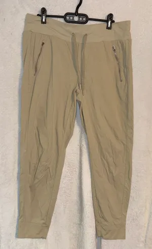 Athleta size 12 tan Trekkie North jogger pants thumbnail 1
