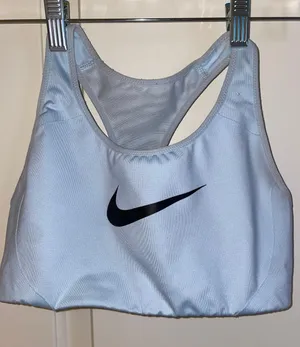 Nike Light Blue Sports Bra thumbnail 1
