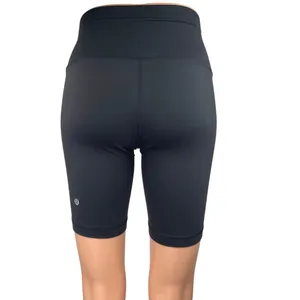 Lululemon Women's Black Workout Activewear Running Biker Cycling Shorts Size 2 thumbnail 3