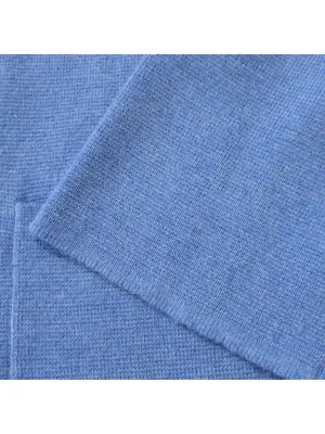 NWT J.Crew Sophie Open-Front Sweater Blazer in Heather Blue Knit Cardigan M $148 thumbnail 4