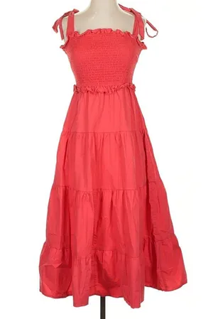 Tuckernuck Vibrant Red Casual Dress thumbnail 1