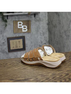 NWT Clarks Collection Womens Maelynn Abby Flat Sandals 26187072 Tan Brown 7W thumbnail 9
