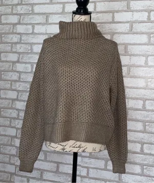 Honeycomb Sweater Brown Size XS thumbnail 3