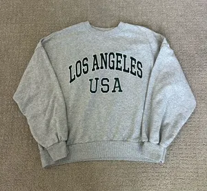 H&M Los Angeles USA Gray Crewneck Sweatshirt size small thumbnail 1