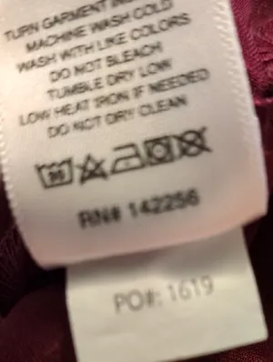 Figs Burgundy Catarina One-Pocket Scrub Top Size Large thumbnail 6