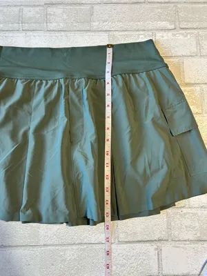 Offline Active Green mini Skort with pockets Golf Tennis size large thumbnail 5
