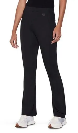Frame Zip Cuff Flare Leg Pants in Noir Black Womens Size M thumbnail 1