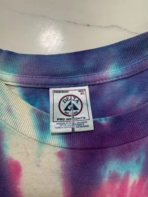 Delta 🌈 Vintage 2000 Jimmy Buffett Beach House Tour Tie Dye Tee 🌈 thumbnail 5