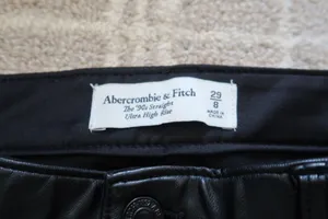 Abercrombie 90s Straight Ultra High-Rise Vegan Leather Pants thumbnail 2
