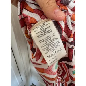 Anthropologie Maeve Short-Sleeve‎ Ruffle Yoke Colorful Blouse size xs thumbnail 8